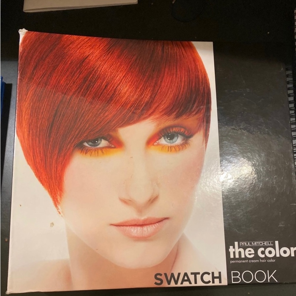 Paul Mitchell permanent color swatch book